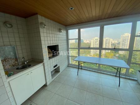 Apartamento no Villaggio Panamby, para locação com 280m², 4 suítes, em andar alto - SP