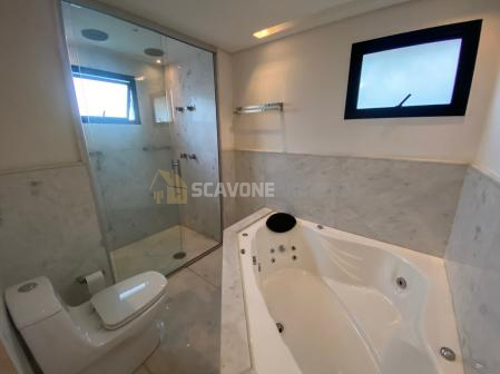 Apartamento para locação com 226m² e 4 suítes no Villaggio Panamby com linda vista