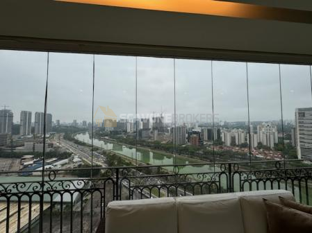 Apartamento para locação com 433m² e 4 suítes em andar alto no Panamby - São Paulo SP