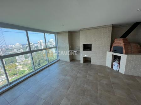 Apartamento para locação com 207m² e 4 suítes no Villaggio Panamby em andar alto- São Paulo SP