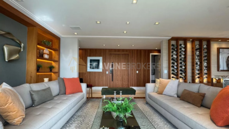 Apartamento para venda no Aquarelle com 263m² e 4 suítes em andar alto - São Paulo SP