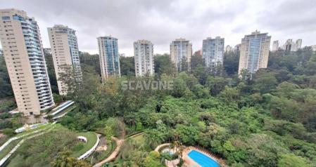 Apartamento para locação no Villaggio Panamby com 160m² e 4 dormitórios - São Paulo SP
