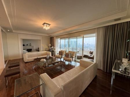 Apartamento para locação com 433m² e 4 suítes em andar alto no Panamby - São Paulo SP