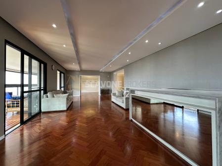 Apartamento para locação com 400m² e 4 suítes no Villaggio Panamby em andar alto - São Paulo SP