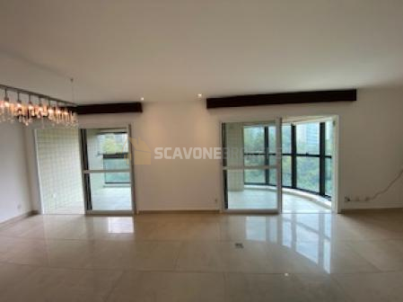 Apartamento para locação no Villaggio Panamby, 160m² e 3 suítes em andar alto - São Paulo SP