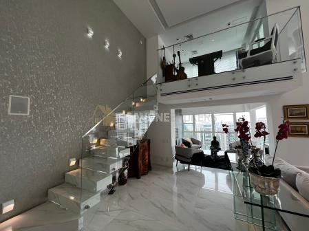 Apartamento no Villaggio Panamby, para locação com 280m², 3 suítes em andar alto, São Paulo - SP