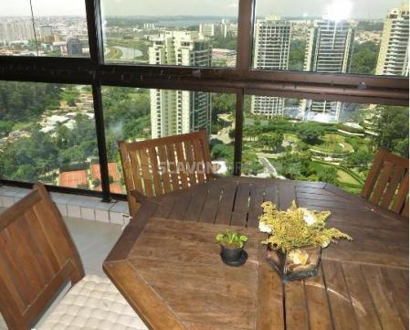 Apartamento no Villaggio Panamby para venda, 193m², 3 suítes, linda vista - São Paulo SP