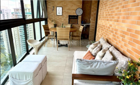 Apartamento no Villaggio Panamby para venda, 193m², 3 suítes, linda vista - São Paulo SP