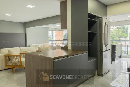 Apartamento para venda no Condomínio Reservé com 140m², 3 suítes e 3 vagas de garagem totalmente mobiliado